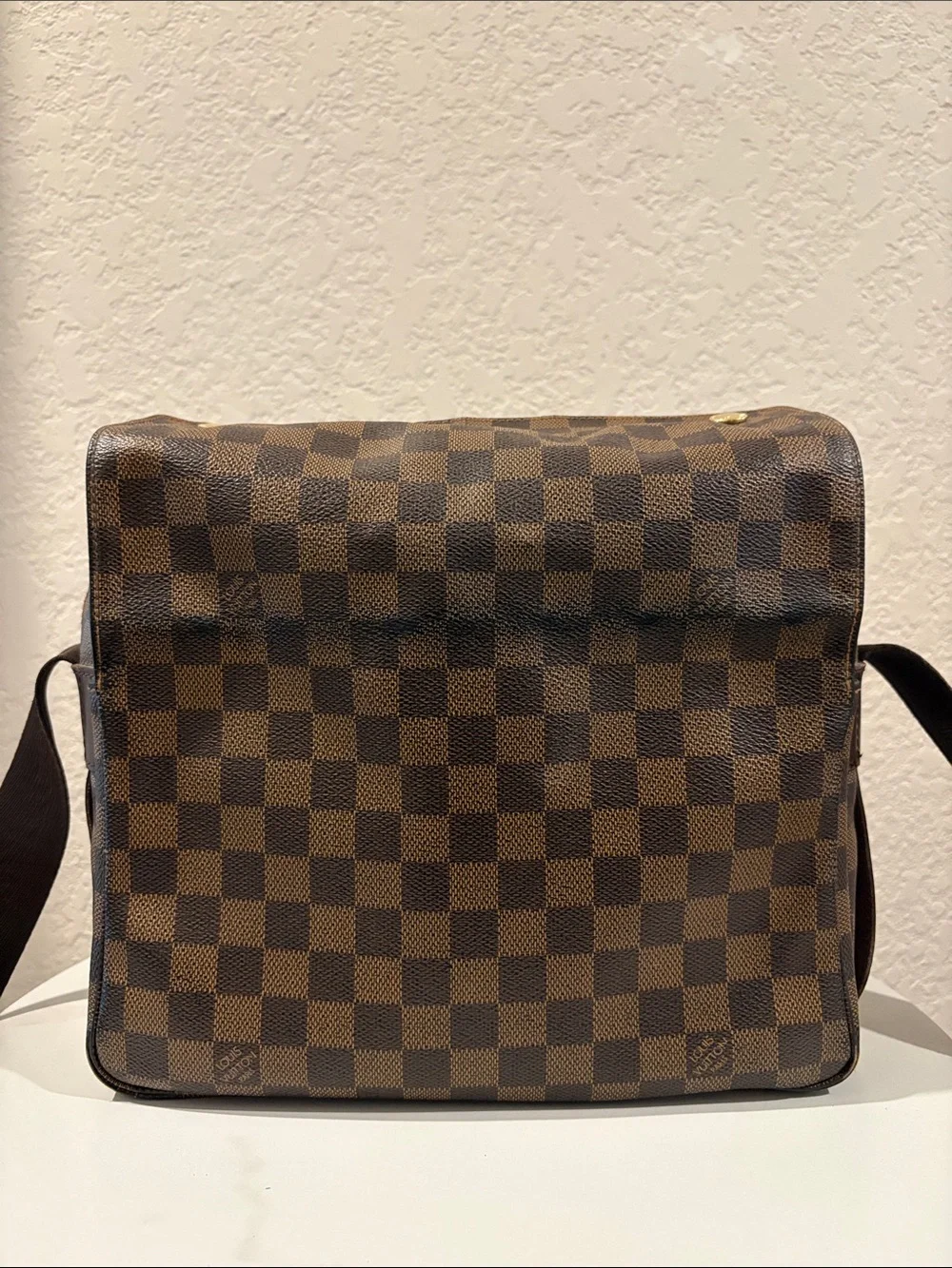 Louis Vuitton LV Crossbody bag  Naviglio Brown Damier